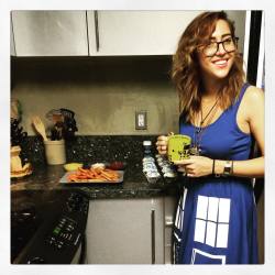 I threw a Doctor Who viewing party last night