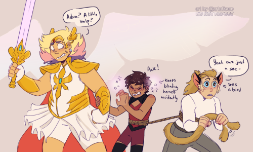 artofkace:Glitradora powers-swap AU for a ko-fi request! Glimmer thought being She-Ra was great for 