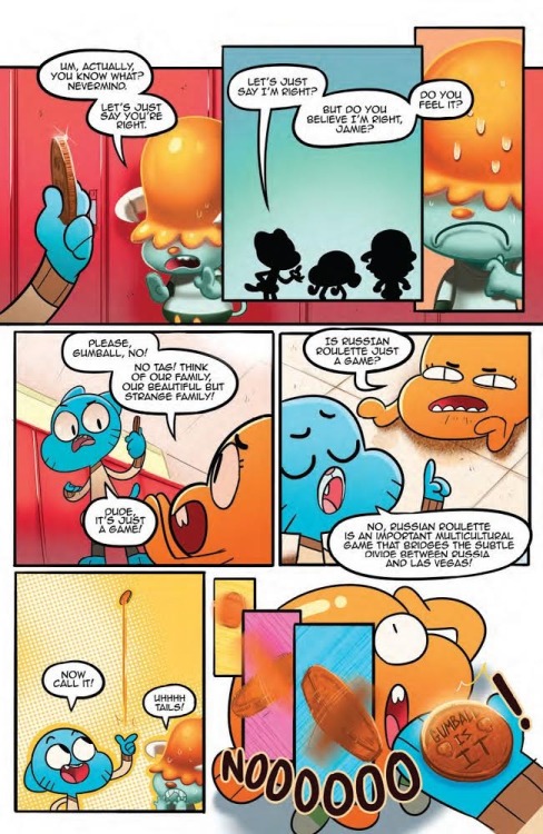 out-of-my-interest: Preview for the much-delayed Gumball comic