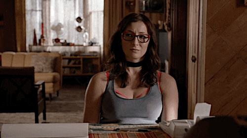 Isidora Goreshter’s cleavage on Shameless