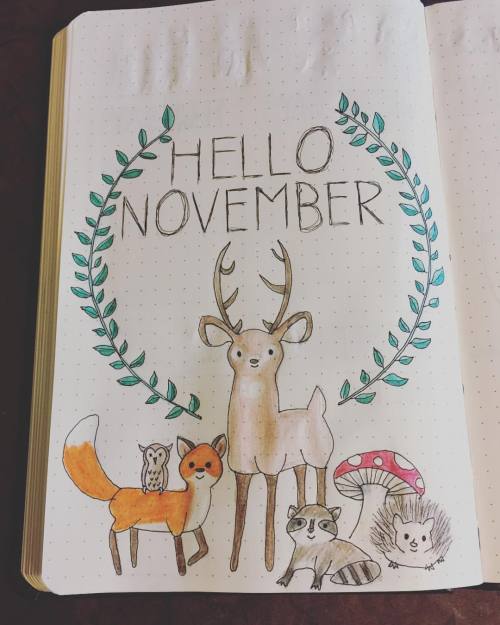 Hello November  #bujo #bujoing #bujojunkies #bujocommunity #bujoaddict #bujoinspire #bujonewbie #nov