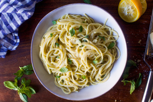 Spaghetti al Limone Click here for the recipe!Click here formore recipes like this one!