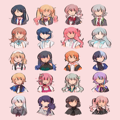 Drew Every Prsk Character As A "fun" Excercise (my Hand Hurts)