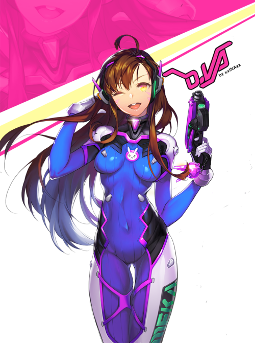 Great D.Va fanart by xxINAxxSource: http://www.pixiv.net/member.php?id=4305871