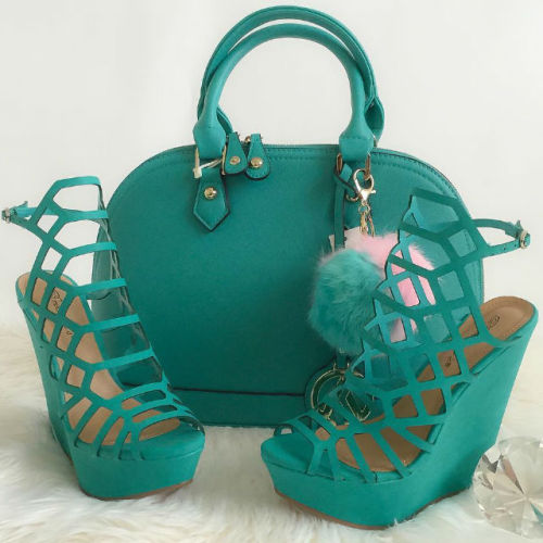 myshoebazar: Cutout Platform Slingback Wedges