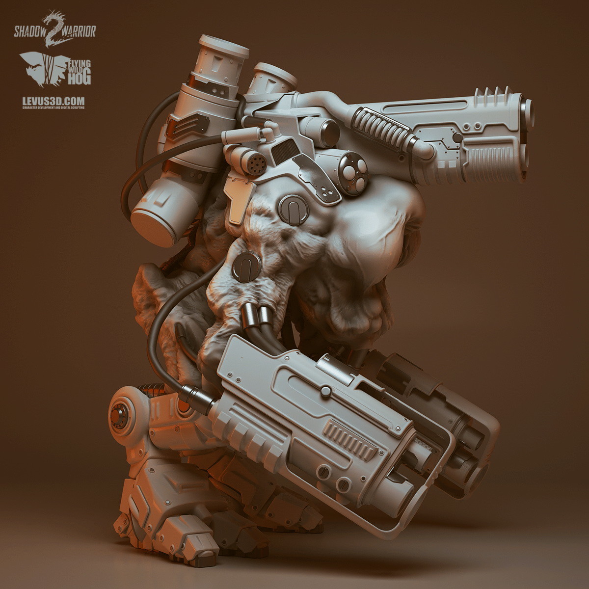rhubarbes:  ArtStation - Shadow Warrior 2 - Cybertalon, by Pawel “Levus3D” Jaruga