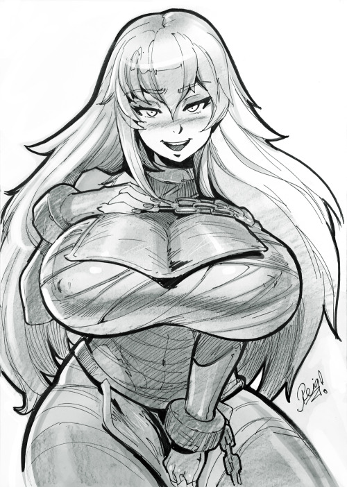 reiquintero:  Bringing the heavy duty flotation devices! ConSketches Big boobs requested on all of these and even then I think I should push it a little more, who doesn’t? :D Reblog and share! Love you guys! VampirellaGreta Gravity from Spinnerette