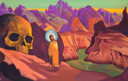 “Issa and the Skull of the Giant” by Nicholas Roerich, 1932.