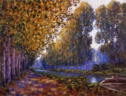 Francis Picabia (Paris 1879 - 1953), The Moret Canal, Autumn Effect (1909)