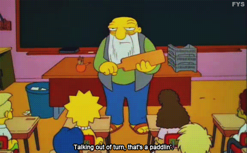 fyspringfield:  Not following this blog, that’s a paddlin’.