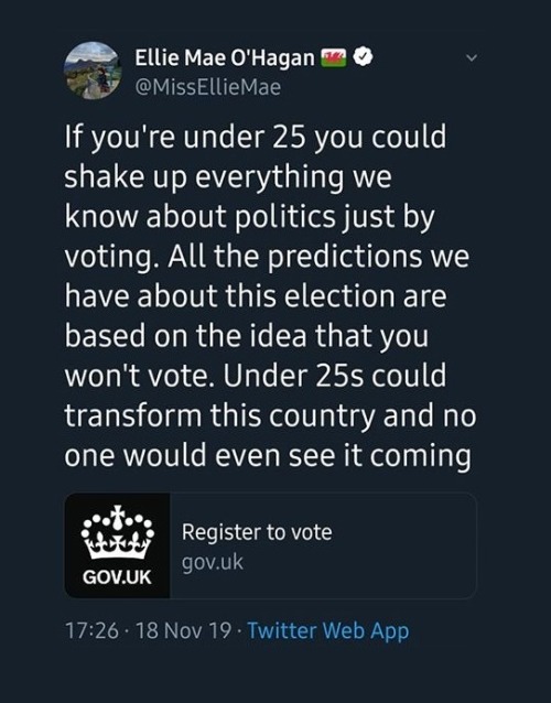 english-idylls: english-idylls:  Register to vote (Register by 11:59pm on 26 November to vote in the General Election on 12 December) (gov.uk) Are you registered to vote? (gov.uk) How to register to vote (BBC) General Election 2019: The untapped influence