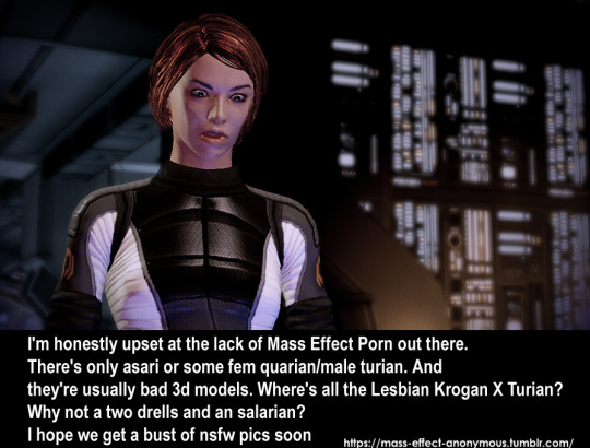 Mass Effect Confessions â€” About the Lack of Mass Effect Porn out there