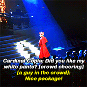 accioghost:Cardinal Copia being the supreme thot & everyone being thirsty for him.