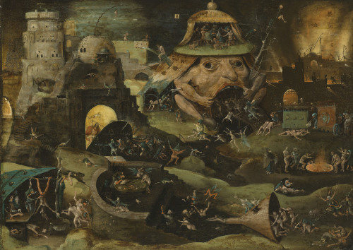 Follower of Hieronymus Bosch (circa 1500), The Harrowing of Hell
