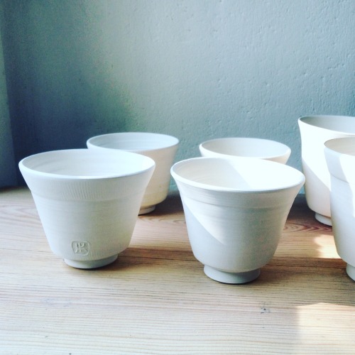 karamuzceramics: Porcelain coffe bowls by karamuzceramika