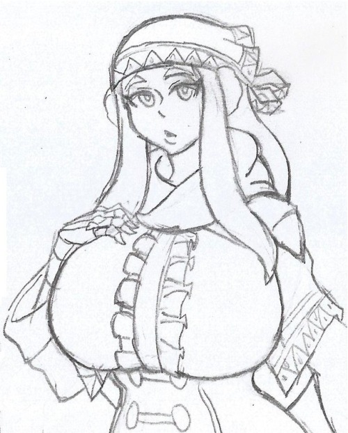 Sketched @dotil‘s Arina the other weekShe’s a warm and huggable big boobie cutie~