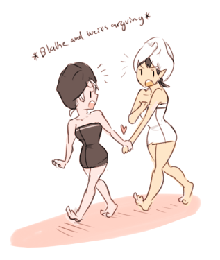 dashingicecream:  to close this marvelous monochrome monday here is….. blake and weiss arguing 