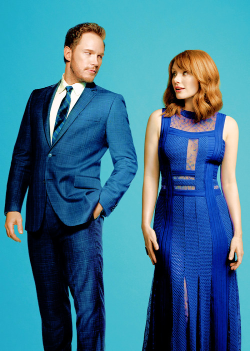 infiniitywars: Chris Pratt &amp; Bryce Dallas Howard for Empire Magazine, 2015.