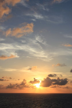 earthdaily:  Sunset Over Ocean by Nature-Addict