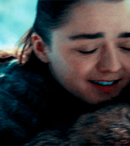 wolfsansastark:Jon leaving Winterfell in 1.02  //  Jon returning to Winterfell in 8.01