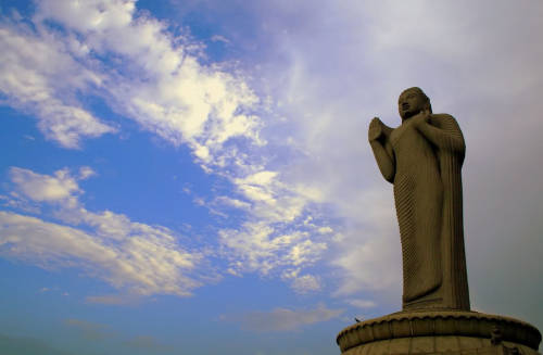 Buddha Statue, Hussain Sagar , Hyderabad, Telangana