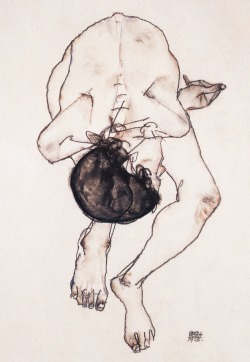 brazenswing:  Egon Schiele Akt (Nude) 1913 