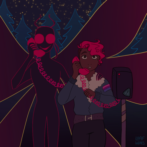 loafwins: New phone who dis?Remember when Aubrey got a call from the mothman? Wack.