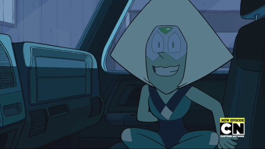 fantheoriesandfoodporn:  What stands out to you about Peridot? Her giant ego? Her childlike wonder at the simplest aspects of life on earth? Her giant ego? Her realistic depiction of psychological and physical disabilities? Her giant… hair? Okay, admit