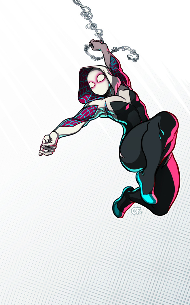 gunkiss:  Spider GwenGwen Stacy just got cooler!! She’s my fav Spiderman’ female