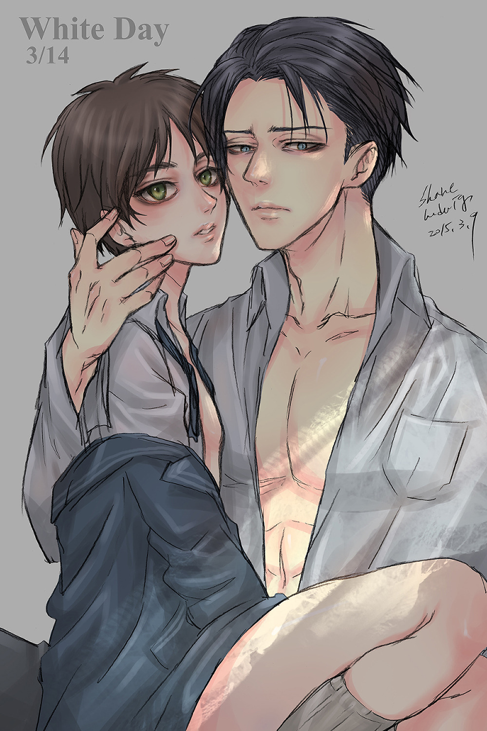 rivialle-heichou:  Shane Ludwig /3/14 ホワイトデー With permission to repost,