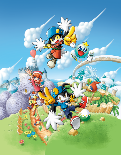 klonoa-at-blog:Textless and high quality version of the key art for Klonoa Phantasy Reverie Series f