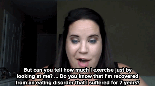 micdotcom:  Watch: TLC star Whitney Thore responds to “comedian” Nicole Arbour’s fat-phobia with the body positive truth.    Also you aren’t encouraging healthiness if you fat shame. You are encouraging anorexia, bulimia, and other eating disorders