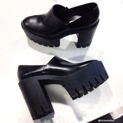  Leather Platform Shoes 