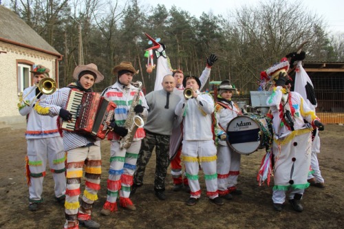 lamus-dworski: Kolędnicy in Poland: custom of ‘chodzenie z kozą’ (walking with goat