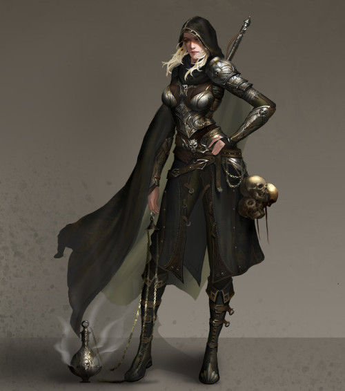 Demon Hunter  liu pengcheng www.artstation.com/artwork/lvkaJ