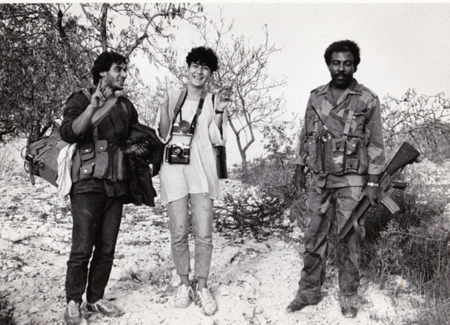 Photographer Aline Manoukian during the Lebanese Civil War (1975-1990)