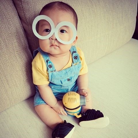 Minion, Baby, Costume, Halloween, Holiday  Minion halloween costumes, Baby  minion costume, Minion halloween