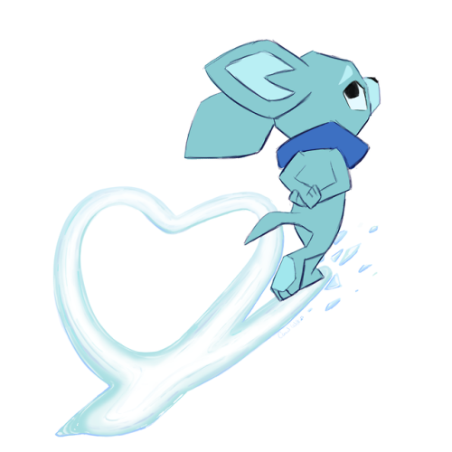 I thought the ice skating animation in Blasters was adorable &gt;w&lt;