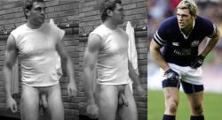 dudeshorts:  lookstwice:  barebearx: HOT!  Hot Naked Ruggers. 