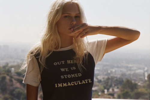 somerollingstone:  Delilah Parillo by Henrik Purienne for Stoned Immaculate the Label “California Dreamin’” Lookbook 