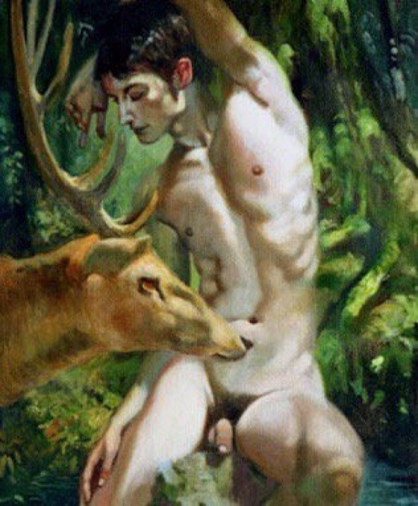 21primitive:  Andre Durand: “Narcissus”