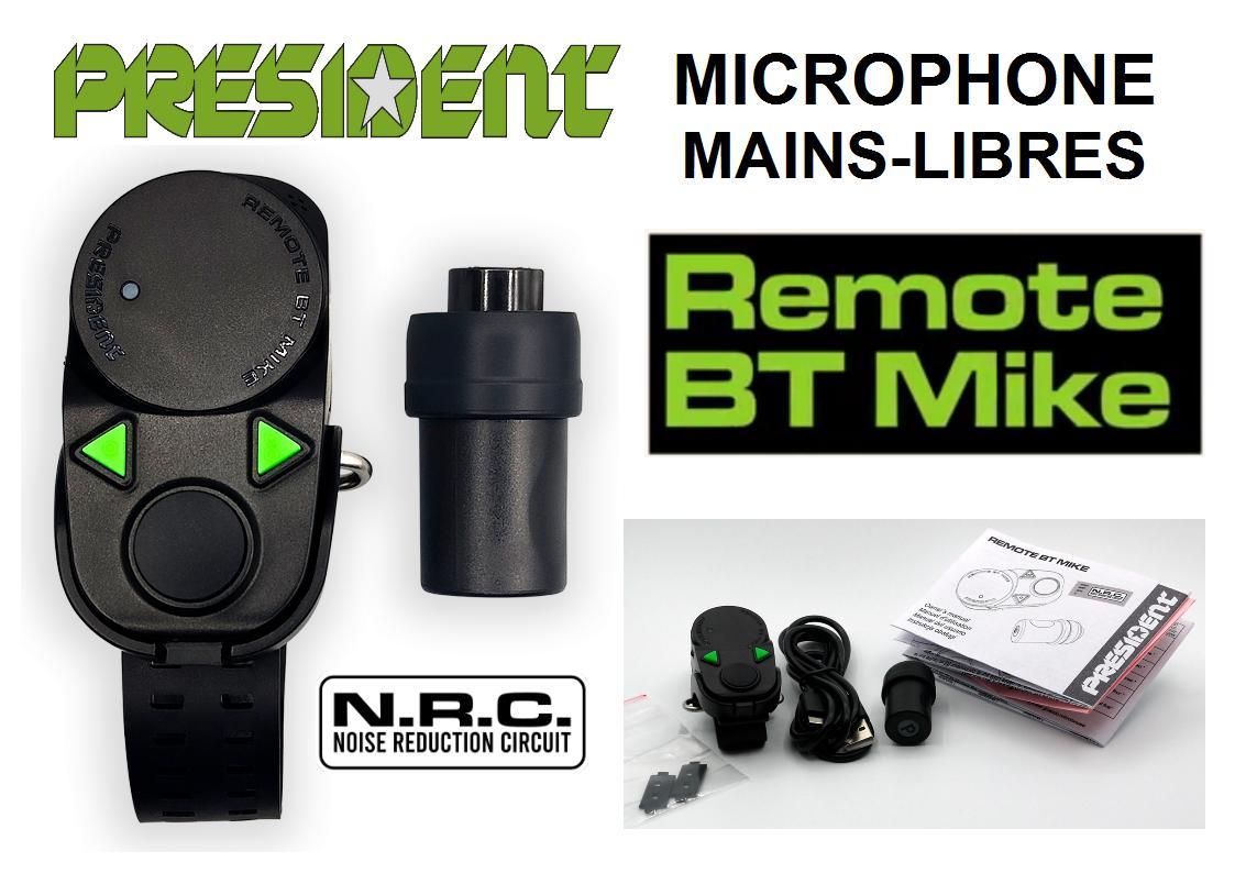 President Remote BT Mike microphone au volant pour radio cibi