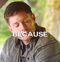 arkhamharleys:  Because you, me, Sam and Cas, we are all we’ve got 