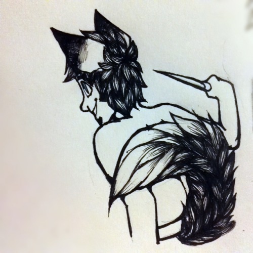 *poof* he’s a fox now. (yes this was inspired by b/t/d)