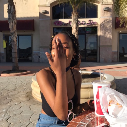 al3gnaaa:my best friend and i went out for lunch and she snapped these candids of me. it took me a w