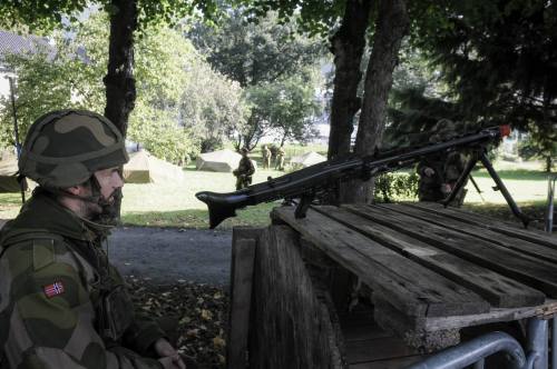 Porn Pics militaryarmament:  Reservists with the Norwegian