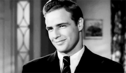 Babeimgonnaleaveu:    Marlon Brando At Age 23 During A Screen Test For Rebel Without