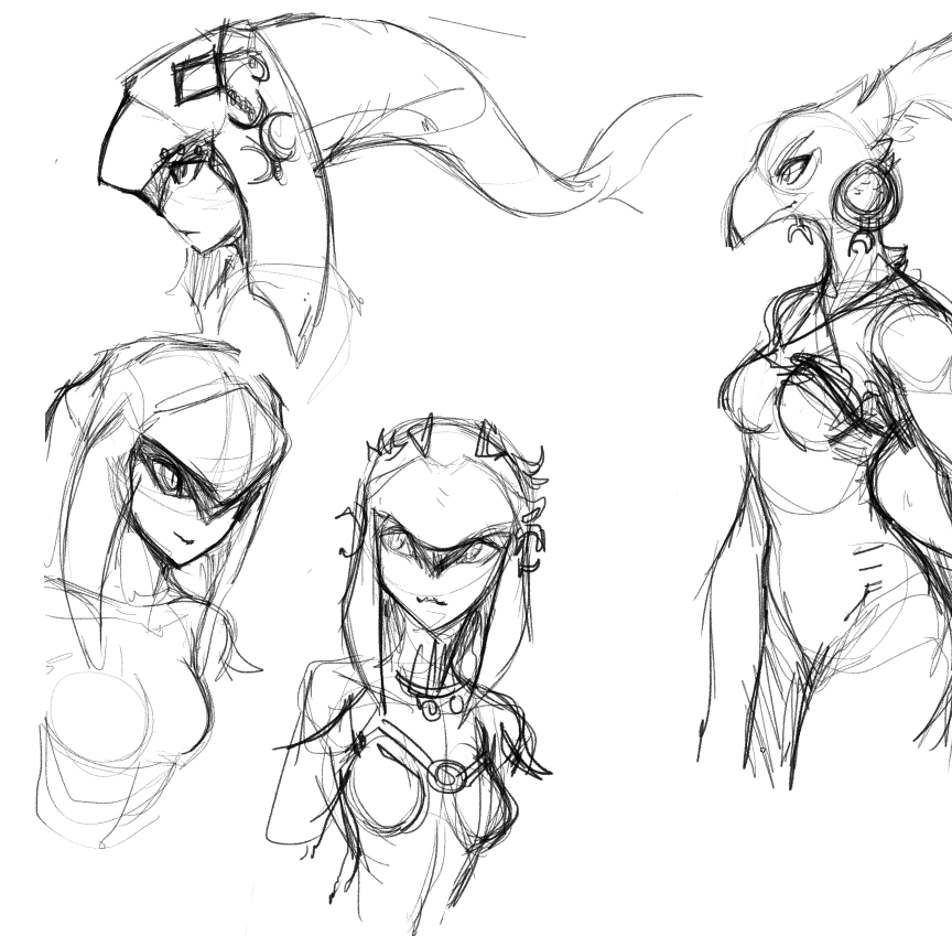guoh-art: a bit of doodling nude Vetra Nyx, I am pleased.