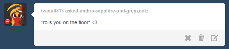 anthro-sapphire-and-greyzeek:  You should cuddle me instead!!  X3 D'aww~!