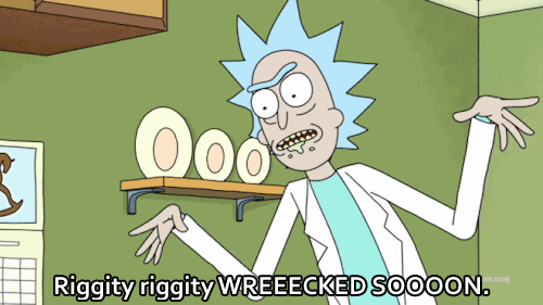 submink:  uses scrap on someone like “GET WREEEEECCKED”  